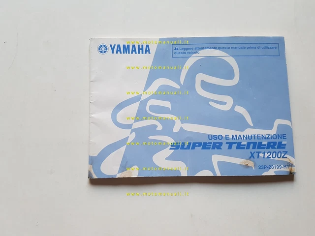 Yamaha XT 1200 Z SuperTenerè 23P 2010 manuale uso originale italiano
