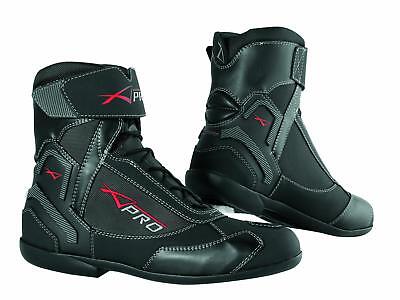 Winter Motorbike Motorcycle Breathable Waterproof Leather Boots A-PRO Black 44
