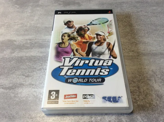 PSP Virtua Tennis : World Tour Sega UMD PLAYSTATION SONY PAL FR EN BOITE