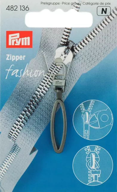 Reißverschluß Zipper schwarz Prym 482136