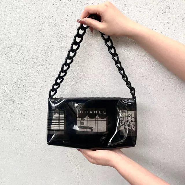 Chanel Transparent Bag FOR SALE! - PicClick