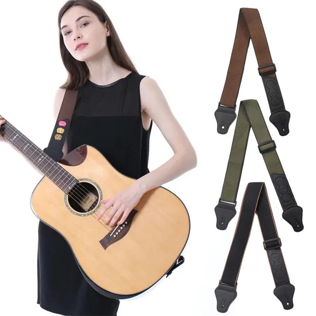 Acoustic guitar shoulder strap best sale