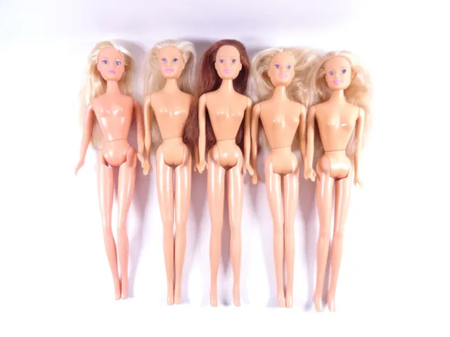 Konvolut 5 Modepuppen Anziehpuppen Simba Toys Steffi Love TNT-Körper nude (5610)