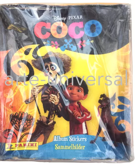 COCO BOX 50 packs 250 Stickers Collection PANINI Disney Pixar Day of the death