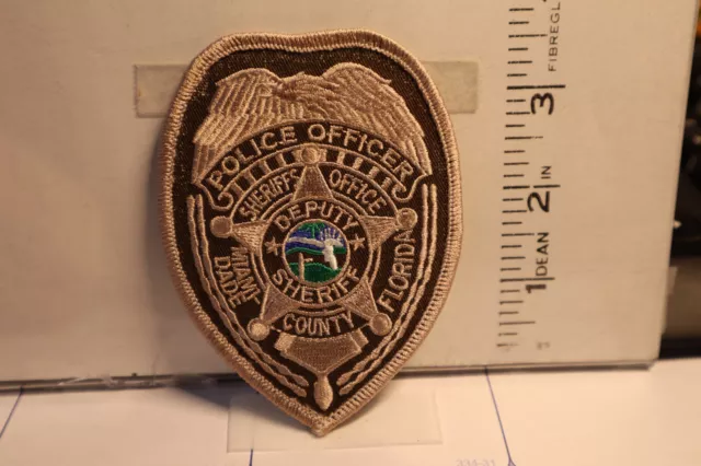 police patch   MIAMI DADE  COUNTY DEPUTY SHERIFF  POLICE OFFICER  FLORIDA GREY