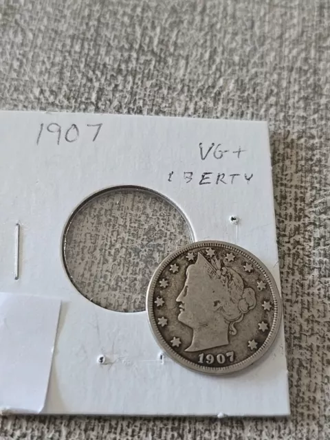 1907 Liberty Nickel VG+