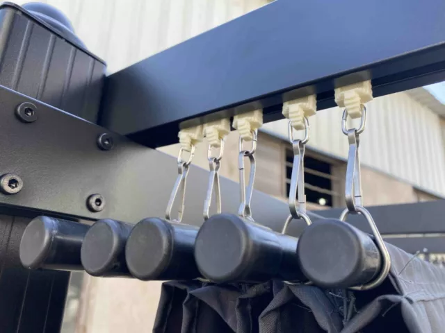 Replacement Railed Plastic Hooks Hangers Pergola Marquees for Pergola Cover