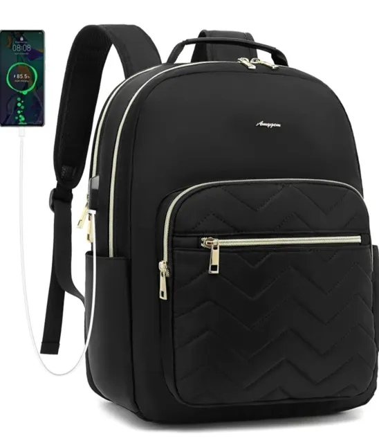 AMYGEM Laptop Backpack Travel Backpack for women, Water Resistant School Book Ba