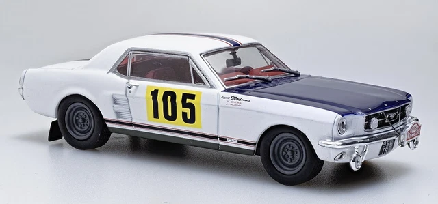 Spark 1/43 Ford Mustang Johnny Hallyday - Rallye Monte Carlo 1967, Miniature Neuve