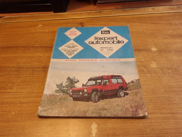 Manuel De Réparation Technique Matra Simca RANCHO - Revue D'atelier Occasion - Pour Passionnés Et Mécaniciens