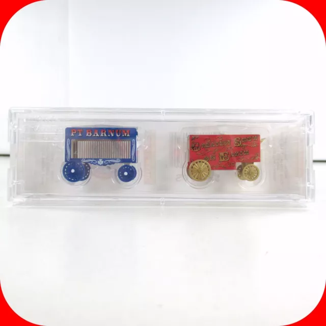 N Scale P.T. Barnum Vintage Circus Wagon Cars 2-Pack Set - MICRO TRAINS 47000079