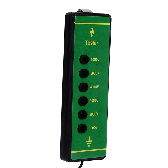 Electric Fence Voltage Tester 6 Indicator Light Maximum 6000V Animal Fence HG