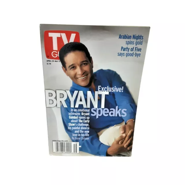 TV Guide April 2000 Bryant Gumbel New Hampshire No Label