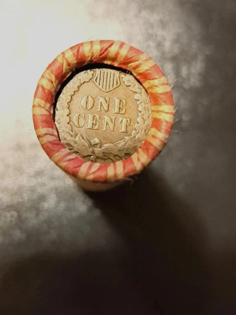 Wheat Penny Roll / Wheat Cent Roll 1909-1958 With BU & indian Head Penny ends! 3