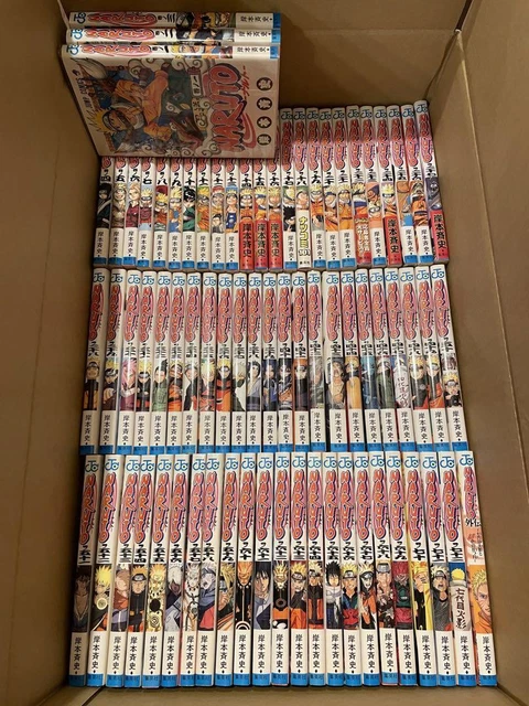 NARUTO Complete Volume Set 1-72 + Gaiden