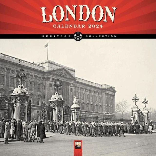 LONDON HERITAGE WALL Calendar 2024 (Art Calendar) by Flame Tree Studio