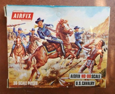 Atlantic AIRFIX FAR-WEST STORY 01722 7th US Cavalry BLUE-BOX ON SPRUES 1973 ULTIMA ED 