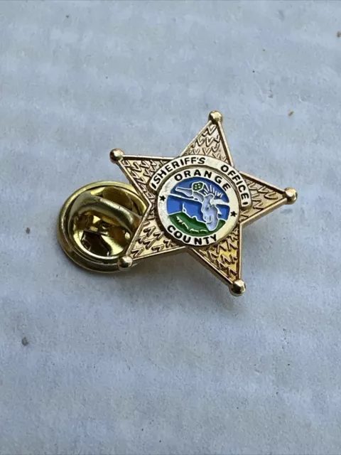 Orange County Florida  Sheriffs Office Lapel Pin Star New In Package