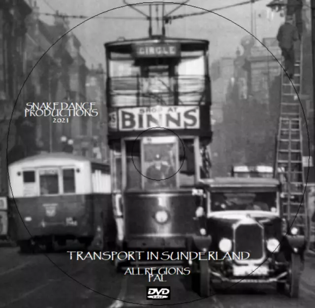 Sunderland Transport History Dvd Trams Buses Ships Trains In The 1950'S & 1960'S