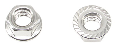 Diamètre Intérieur 8mm INOX Ecrou à Embase Crantée Inox A2M8 x 5 à 20pcs 