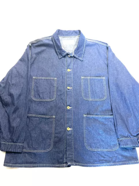 Vintage Universal Overall Stone Cutter Denim Chore Jacket 52R