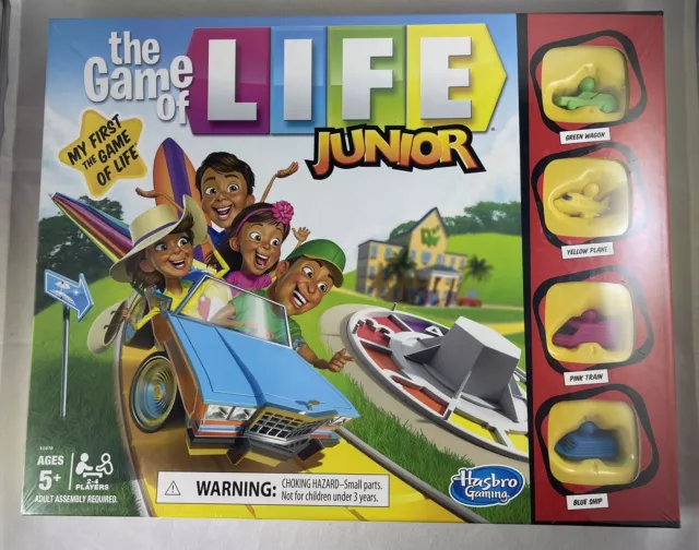 the Game of Life Junior Board Game, Game for Kids Ages 5 and up