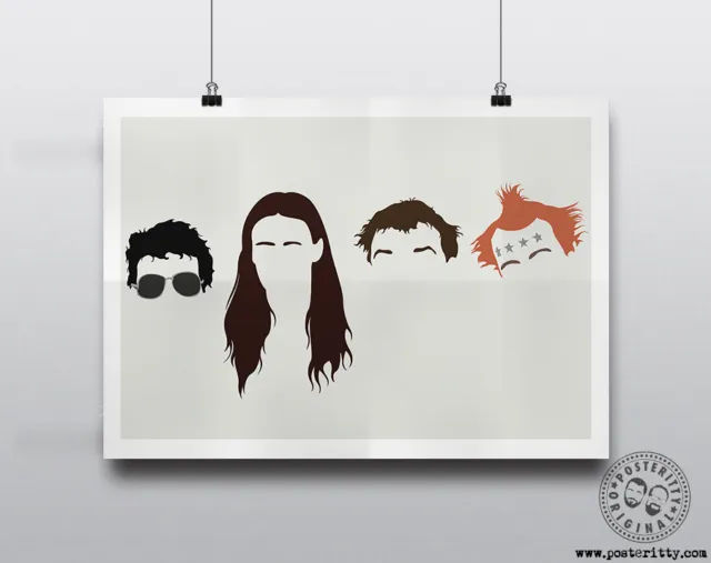 THE YOUNG ONES  Minimalist Comedy Heads Minimal Movie Poster Posteritty Hair Art