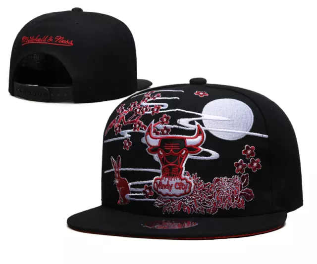 Chicago Bulls adjustable cap Snapback men's black 59FIFTY 5950 basketbal