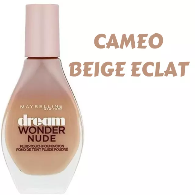 Maybelline Dream Wonder Nude Foundation - Fluid Touch - Cameo Beige Eclat 3