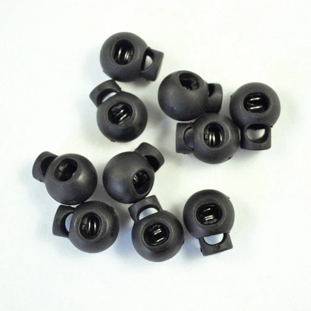 25 pièces Bricolage printemps boutons Serrures de cordon de corde de cordon