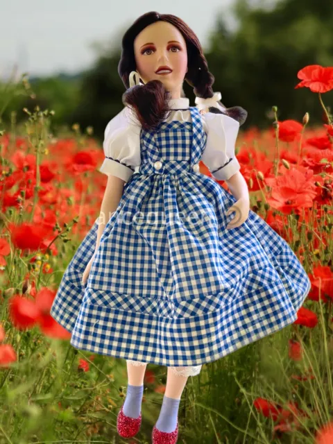 Franklin Heirloom Doll “Dorothy” of The Wizard Of Oz  with stand - No Toto
