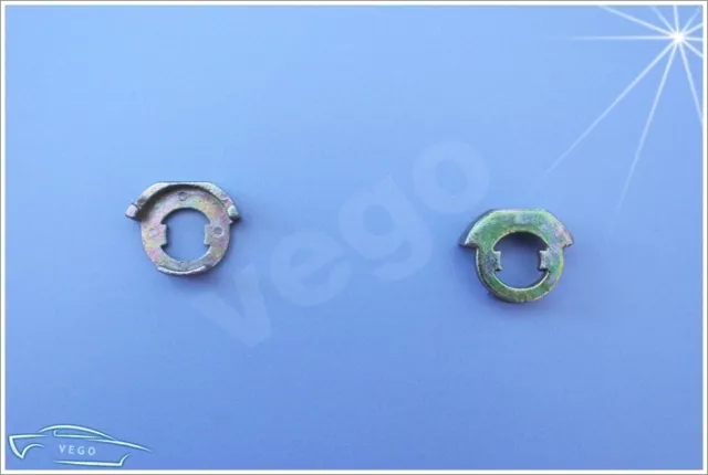 2x Door Lock Locking Cylinder Ring Front Skoda Favourite Felicia 6U0898081A