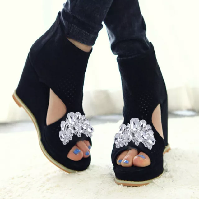 2 pz clip per scarpe bellissime strass cristallo scarpe clip donna ragazza