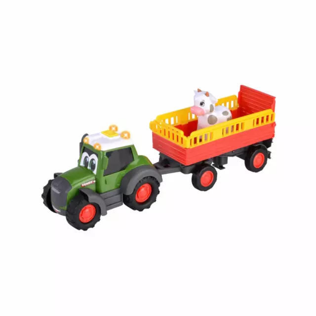 Simba ABC Fendti Animal Trailer Bauernhof-Traktor Spielzeugauto Spielzeug