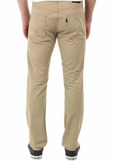 Levis 511 Slim Fit Line 8 Twill Pants Color Beige Khaki All Sizes