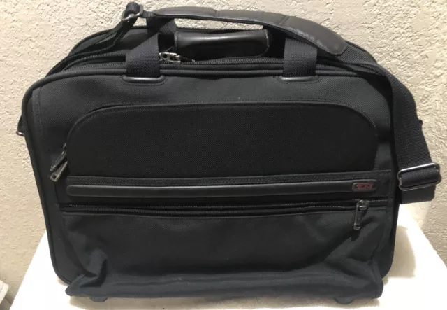 Tumi 22121D4 Carry-On Travel Suitcase Ballistic Nylon Expandable