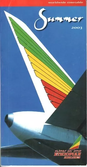 Ethiopian Airlines timetable 2003/03/30