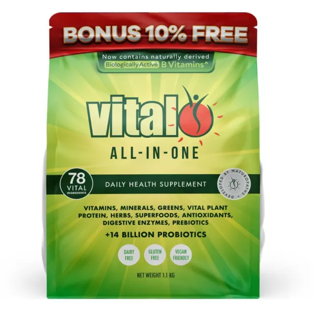 Vital All in One Doy Bag 1.1KG - Daily Health Supplement and Multivitamin