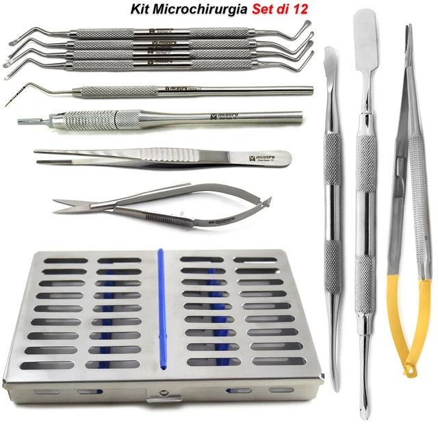 Kit Impianto Chirurgia Orale Dentale Con Scatola Strumenti Chirurgici Odontoiatr - Foto 10