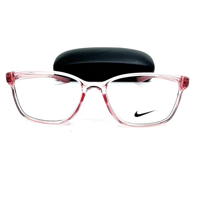 Nike 7027 682 Eyeglasses Frame Pink Clear  Women's Square 53-15-14 H9653