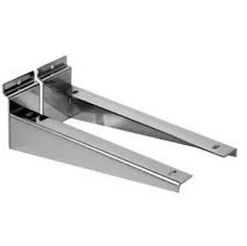 Chrome Wood|Timber Shelf Bracket For Slatwall Slat|Slot|Wall Retail Shop Display