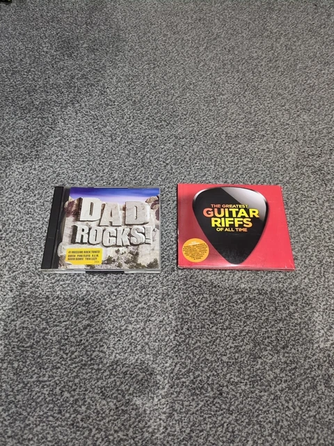 THE GREATEST GUITAR Riffs Of All Time & Dad Rocks- Both VG. SEE INFO ...