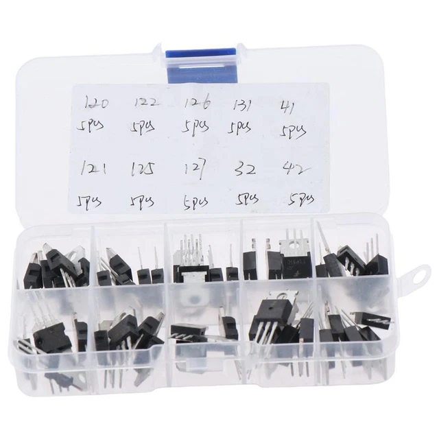 50 Pcs TIP31C TIP32C TIP41C Epitaxial Power Transistor  Amplifier Applications