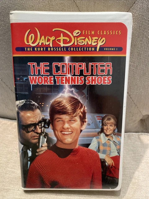 THE COMPUTER WORE Tennis Shoes VHS, 2000 Kurt Russell Collection DISNEY ...