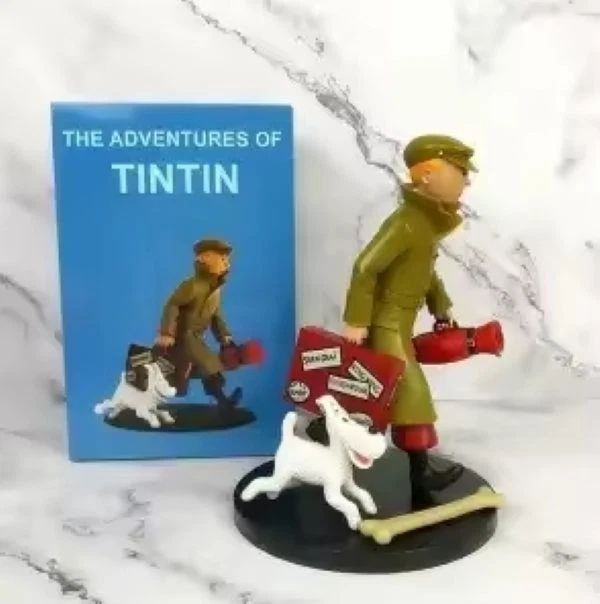 Figurine Tintin Et Milou à Vélo - édition 2025, Neuve En Boîte, Couleur