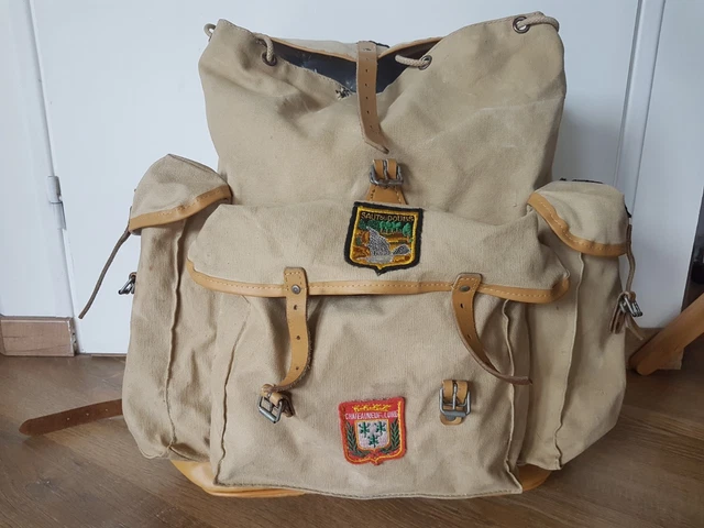 Sac à Dos Vintage Lafuma - Ancien Modèle Randonnée, Alpinisme, Camping, Occasion