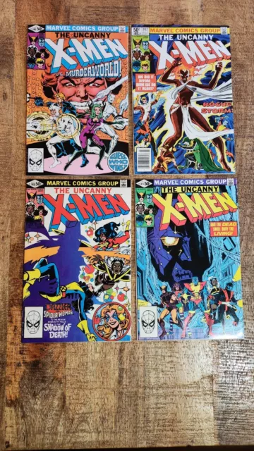 Uncanny X-Men #146 147 148 149 Marvel Comics Lot of 4 VF/NM 9.0 Dr Doom Magneto