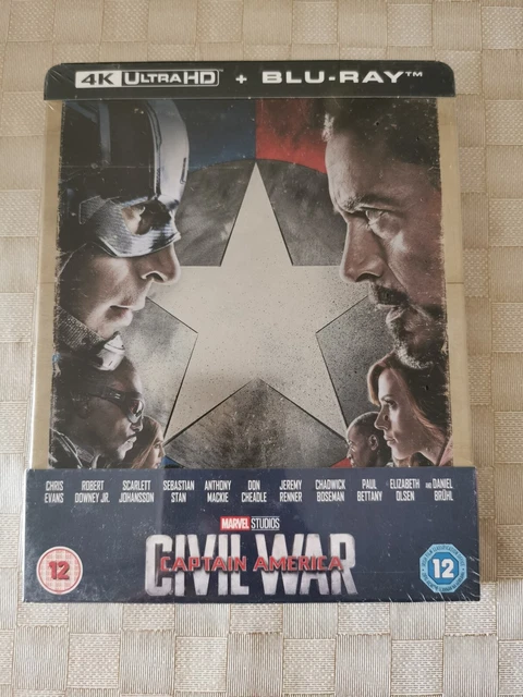 Steelbook Bluray 4K Captain America Civil War