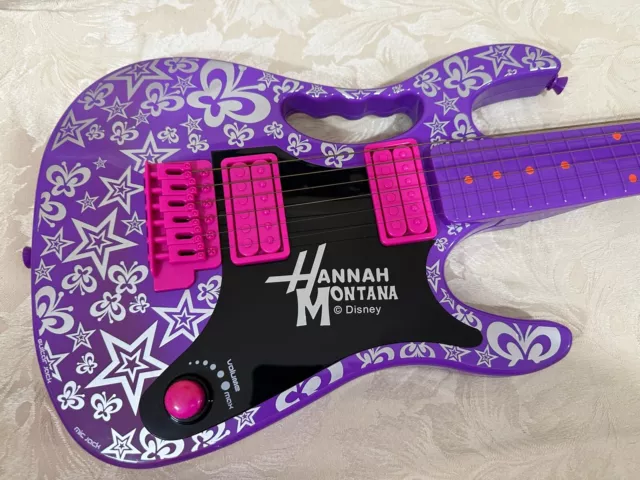 Disney Miley Cyrus - Hannah Montana Guitar - Plastic Electric w/ Steel Strings 2