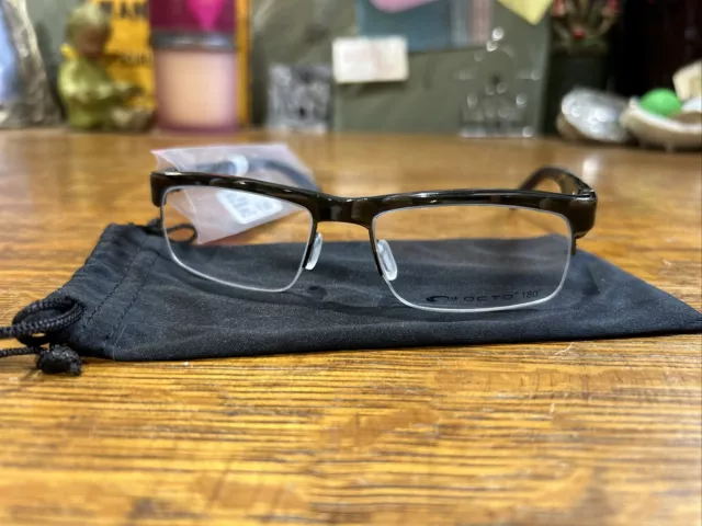 Octo Rival 180 Half Rim Eyeglasses Tortoise 54-17-133